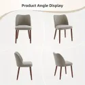 2pcs Linen Kitchen Chair Leveling Feet for Dining Room, Living Room Upholstered