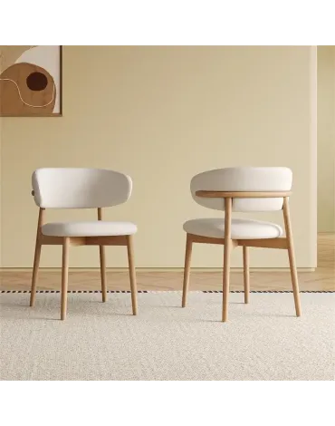 Set of 2 Stylish Dining Chairs with a Mid-Century Modern Design, Perfect for The Dining Room, Kitchen, Or Living Area, Comfortable, Durable, And Easy to Put Together Set of 2 Stylish Dining Chairs with a Mid-Century Modern Design, Perfect for The Dining Room, Kitchen, Or Living Area, Comfortable, Durable, And Easy to Put Together