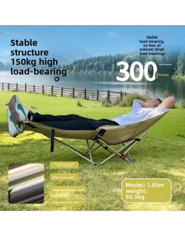 Heavy-Duty & Portable Outdoor Folding Lounge Chair | Reclining Camping Chair with Cup Holder - Lightweight for Beach, Patio, Hiking & Travel, Foldable Picnic Chair Heavy-Duty & Portable Outdoor Folding Lounge Chair | Reclining Camping Chair with Cup Holder - Lightweight for Beach, Patio, Hiking & Travel, Foldable Picnic Chair