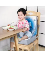 Portable Booster Seat for Kitchen Chair, Toddler Booster Seat for Dining Table, Booster Seat, Safety Buckle Age 6-36 Months Kids Booster Seat for Chair